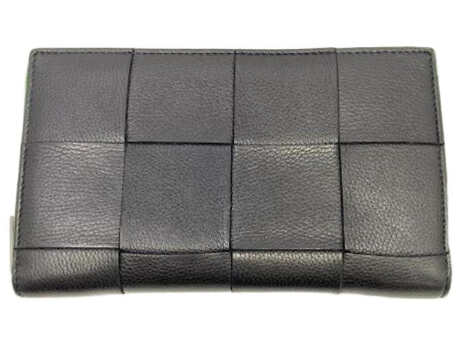 Portafoglio con zip Cassette di Bottega Veneta Nero