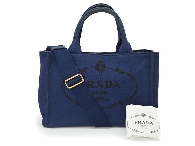 Bolso Tote Canapa de Prada Azul