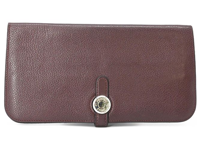 Hermès HERMES Dogon Long Wallet Brown