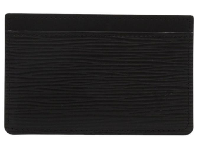 Louis Vuitton Epi Leather Card Case Black