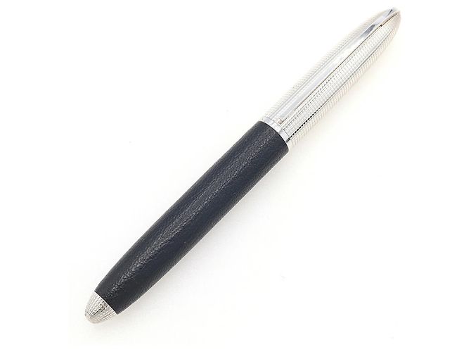 Supporto per penna stilografica Louis Vuitton Pelle Nera/Argento Nero
