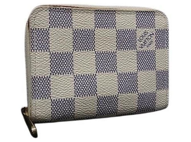 Monedero Louis Vuitton Damier Azur Blanco