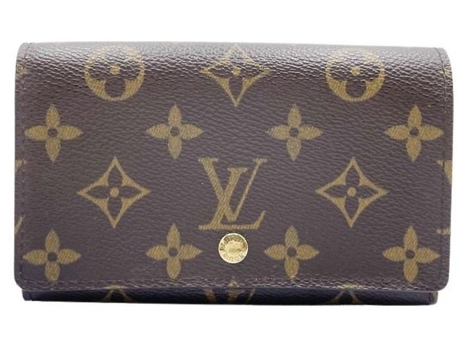 Billetera Bifold Monogram Louis Vuitton Castaño