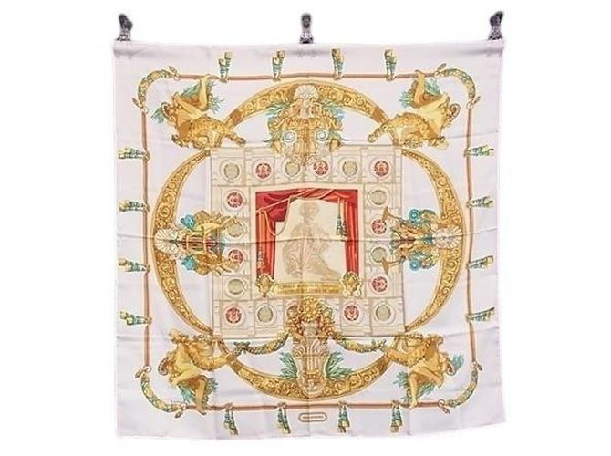Bufanda de seda Hermès Carre 90: Homenaje a Charles Garnier Multicolor
