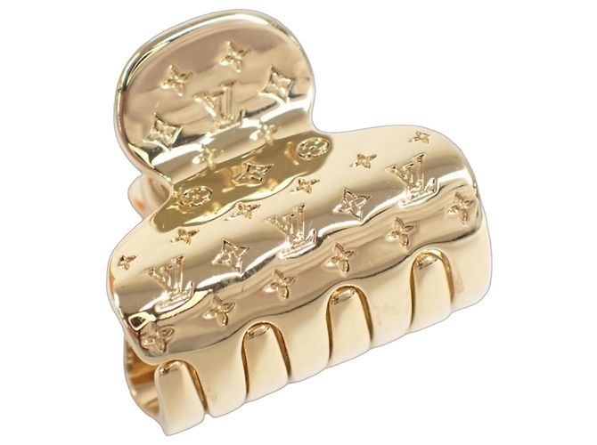 Accessorio per fermaglio per capelli Louis Vuitton Argento D'oro