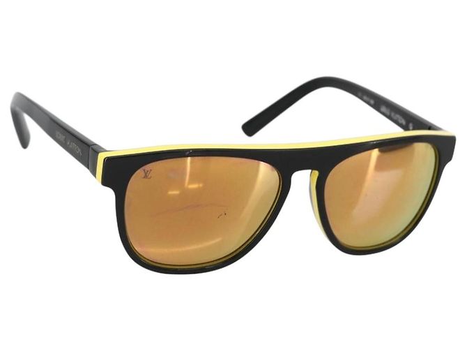 Occhiali da sole LOUIS VUITTON in plastica Neri Z0794E LV Auth bs33748 Nero