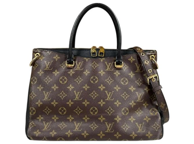 Borsa a Spalla Pallas Monogram Louis Vuitton Nero