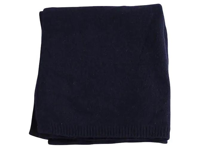 Eric Bompard Marineblauer Kaschmirschal