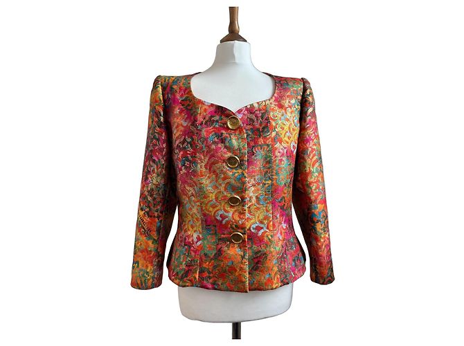 Blazer Yves Saint Laurent de Viscose Multicor 