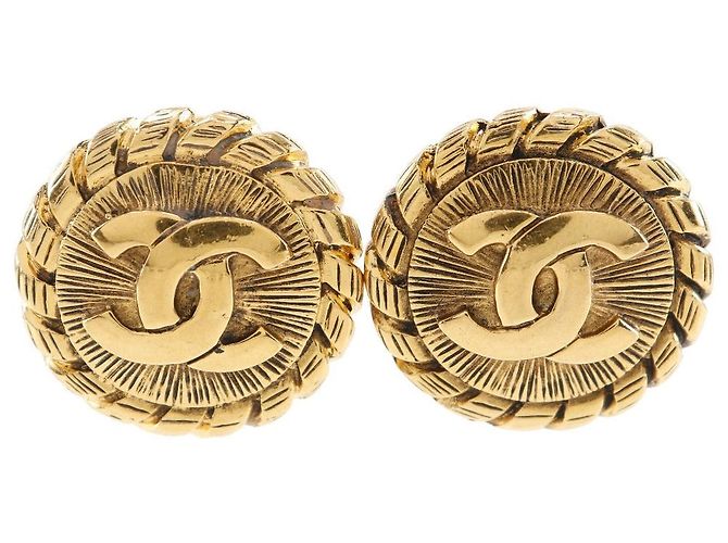 Timeless Orecchini Coco Mark di Chanel D'oro 