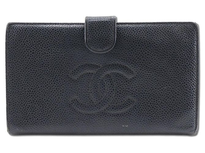 Timeless Chanel Long Wallet Caviar Wallet