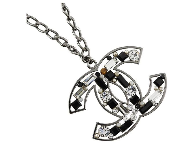 Timeless Colar Coco Mark da Chanel Prata