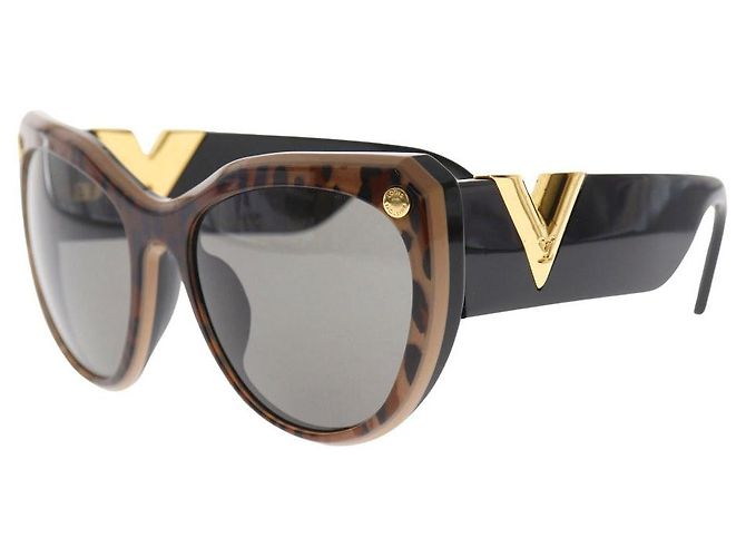 Gafas de sol My Fair Lady de Louis Vuitton Castaño Negro