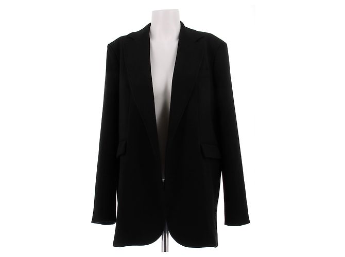 Autre Marque ATELIER LYNA Black Wool Blazer