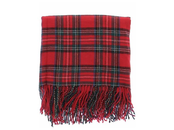 Autre Marque Bufanda roja de cachemira