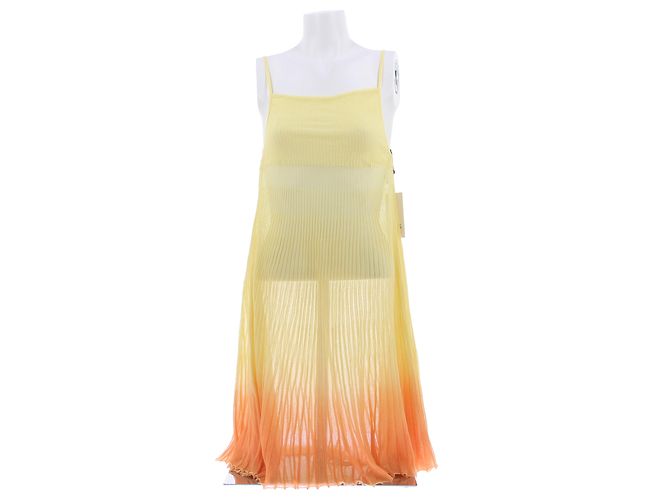 Jacquemus Abito "Helado" giallo e arancione