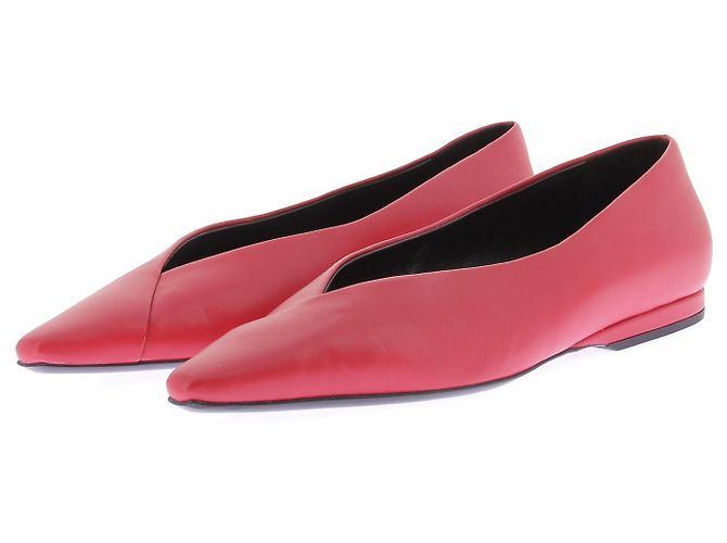 Autre Marque Rote Lederballerinas 'Barsi'