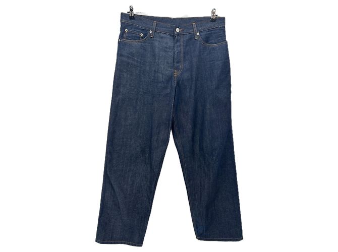 Jeans Cos in cotone grezzo blu