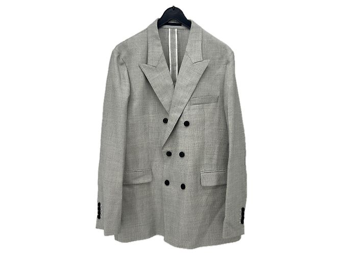 Autre Marque SEASON 1865 Wolljacke Grau Größe 54
