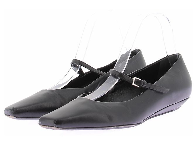 Autre Marque Schwarze Ballerinas aus Leder