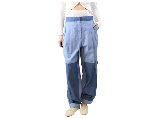Loewe Pantalones de carpintero azules - talla UK 12