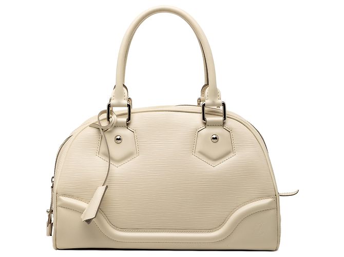 Bolso Bowling Montaigne PM Epi Blanco Louis Vuitton