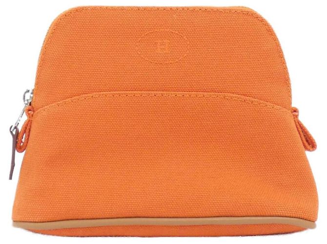 Mini Handtasche Bolide von Hermès Rot Orange