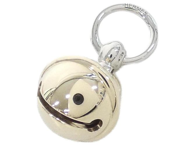 Ring Hermès Sciarpa Muffler Anello Hermes Charm Grelo 603334S Argento