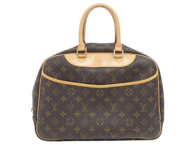 Bolsa de mão Bowling Vanity Monogram Louis Vuitton Marrom