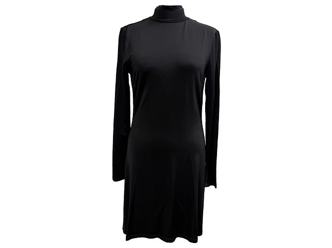 Stella Mc Cartney Abito Mini con Schiena Scoperta Stella McCartney in Viscosa Nera Nero