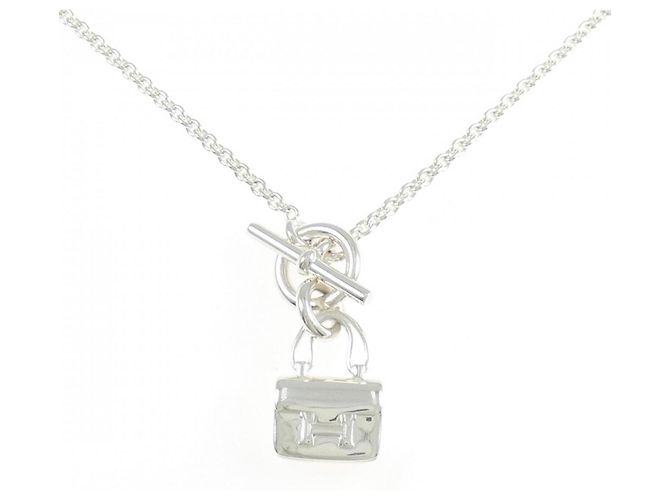 Collar Amuleto Constance de Hermès Plata
