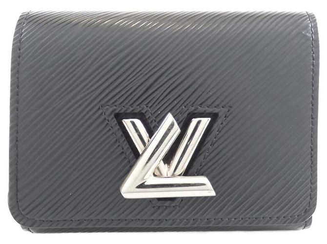 Portafoglio Compact Twist Epi Louis Vuitton Nero