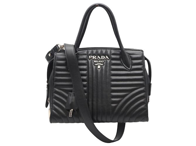 PRADA Borsa in pelle Esplanade Nera Donna