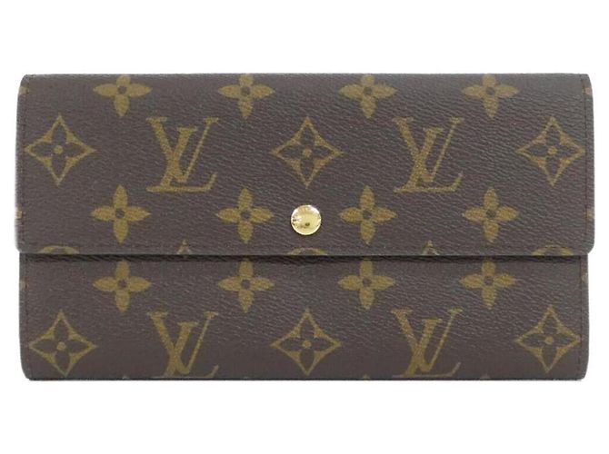 Portafoglio Sarah Monogram Louis Vuitton Marrone