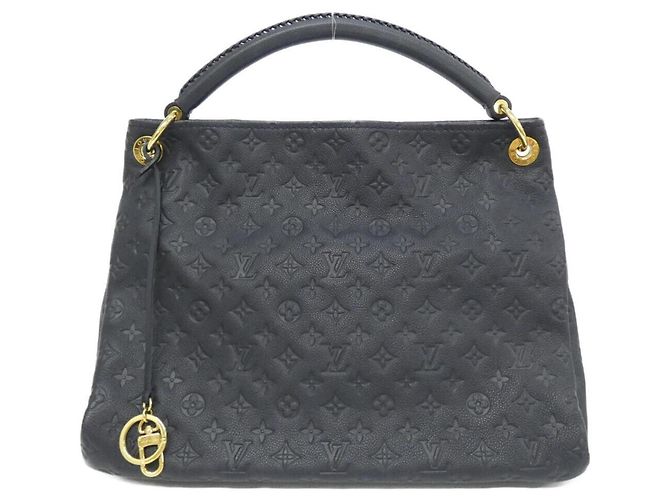 Borsa a Spalla Artsy MM in Monogram Empreinte Louis Vuitton Blu