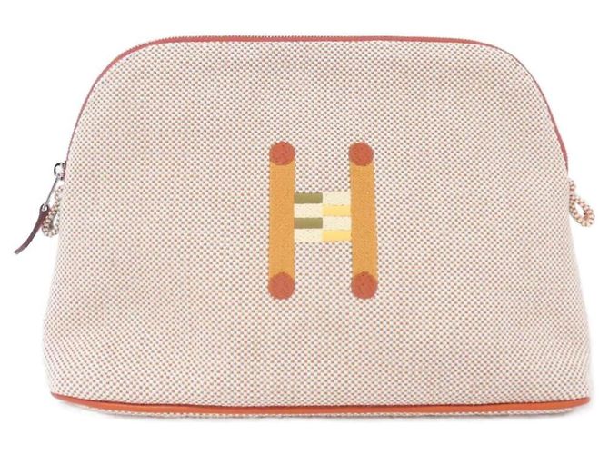 Hermès Hermes Bolide Crazy H MM Pouch Orange