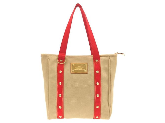 Bolsa Louis Vuitton Antigua Cabas MM Bege
