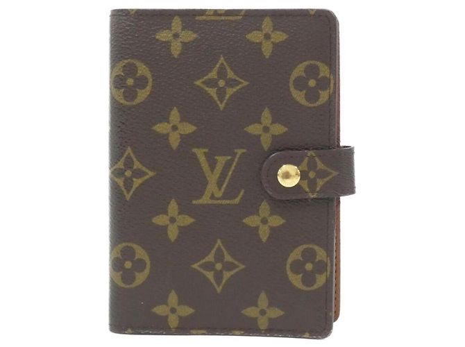 Louis Vuitton Monogram Agenda PM Organizer Brown