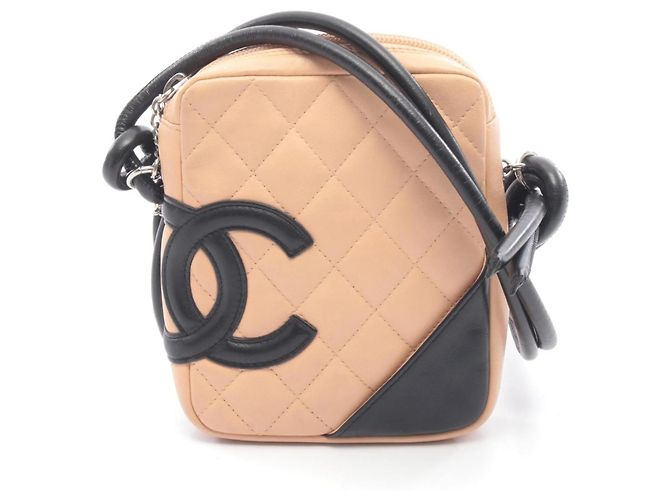 Borsa a Spalla Chanel Cambon Line Nero Beige