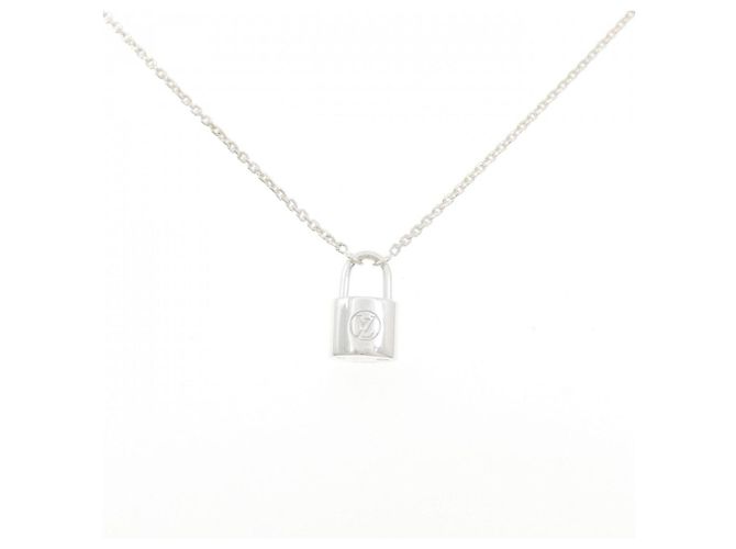 Collana Lockit Louis Vuitton Argento