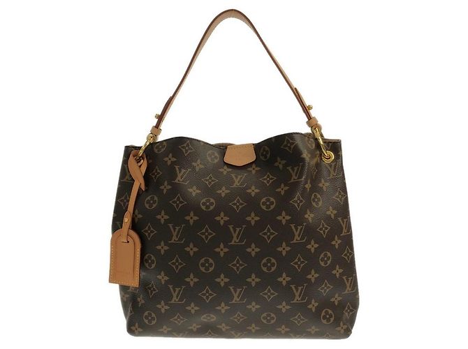 Borsa a Spalla Graceful PM Monogramma Louis Vuitton Marrone