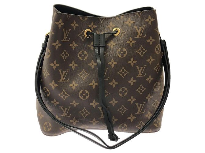 Néonoé Borsa a Spalla Neo Noé MM Monogramma Louis Vuitton Nero