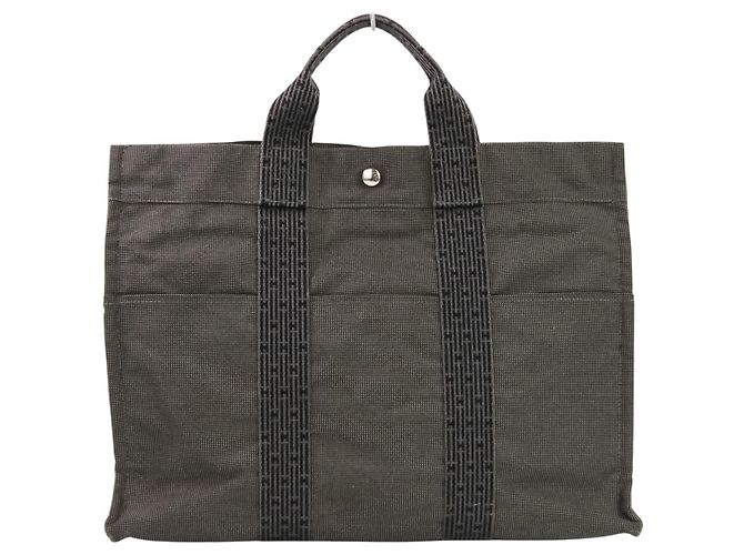 Hermès Herline Tote Bag MM in Grau Braun