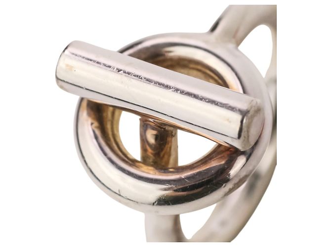 Ring Hermès Anello HERMES Echappé MM Argento 