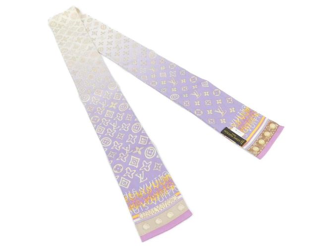 Cachecol/Cache-cou Monogram Map da Louis Vuitton Roxo