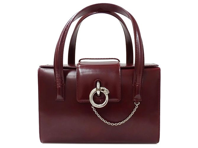Cartier Panthère Handbag Dark red