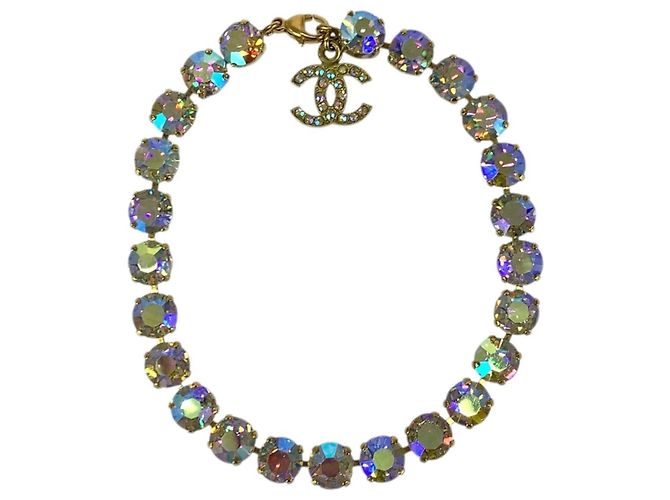 Cavigliera vintage Coco Mark di Chanel D'oro