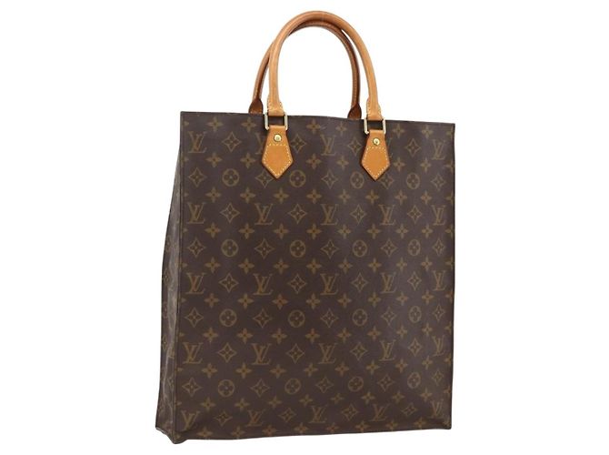 LOUIS VUITTON Bolsa Sac Plat Monogram M51140 LV Auth BA11195 Monograma