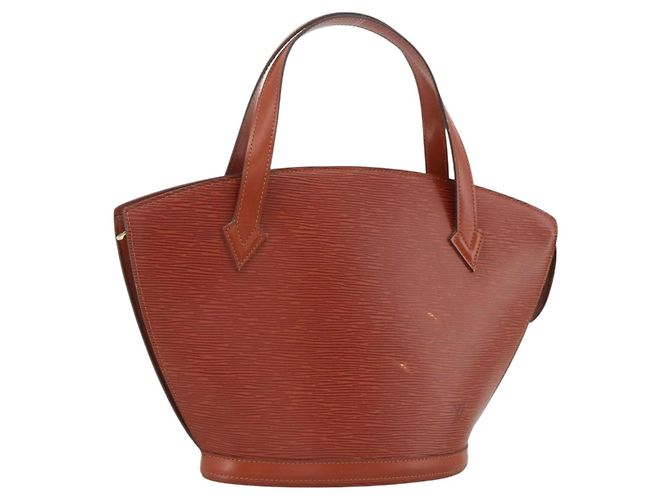LOUIS VUITTON Sac à main Epi Saint Jacques Marron M52263 LV Auth ep13637