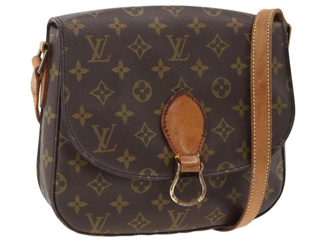 LOUIS VUITTON Bolsa de Ombro Monogram Saint Cloud GM M51242 LV Auth BA11243 Monograma